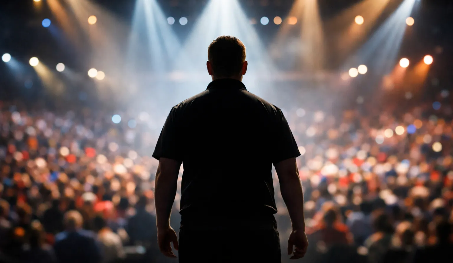 Enthousiast publiek in Alexandra Palace tijdens het WK Darts